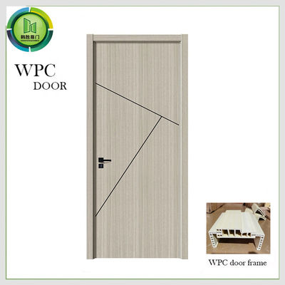 Καλή τιμή. Ξύλινη πόρτα PVC WPC, πυρκαγιά - Soundproof στερεές ξύλινες πόρτες εισόδων καθυστερούντω σε απευθείας σύνδεση