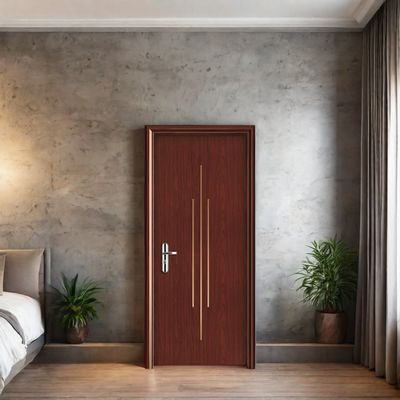 Προσαρμόσιμη Ανθεκτική στην Υγρασία, Τερμιτοανθεκτική, Ηχομονωτική Κούφια Πόρτα WPC για Εσωτερική Χρήση