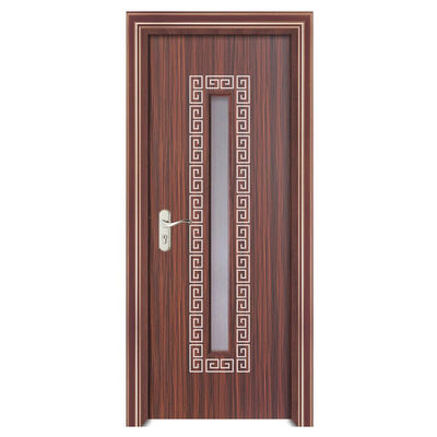 Σύγχρονη γυάλινη πόρτα WPC με παραγωγική ικανότητα 200000 σετ ετησίως και πλάτος 600 mm για φιλικούς προς το περιβάλλον χώρους