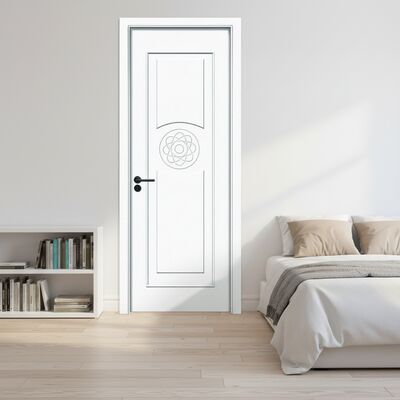 WPC Door environmentally friendly interior door with soundproof design moisture resistance and customizable surface treatments