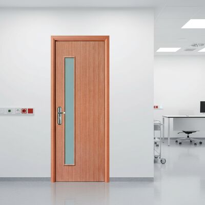Καλή τιμή. WPC Glass Door with Composite Frame Offering Superior Strength and Moisture Resistance for Various Interior Uses σε απευθείας σύνδεση