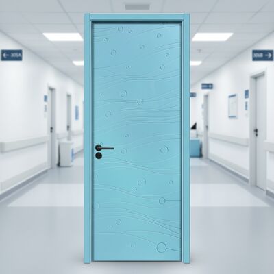 Καλή τιμή. Πόρτα WPC βαμμένη, ηχομονωτική και θερμομονωτική σύνθετη πόρτα, ιδανική για οικιακές και εμπορικές εσωτερικές εφαρμογές σε απευθείας σύνδεση