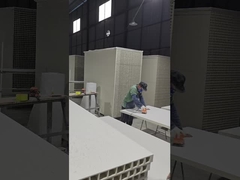 2100*800*45mm Μειωτική του ήχου Αδιάβροχη WPC εσωτερικές πόρτες χωρίς χρώμα