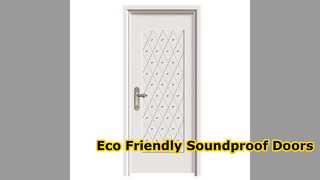 Ανθεκτικές εσωτερικές πόρτες WPC Φιλικές προς το περιβάλλον & ηχομονωτικές