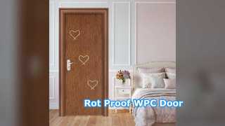 Ανθεκτικό WPC Hollow Door Moisture Rotproof