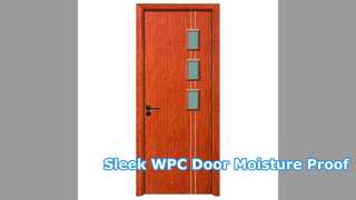WPC Hollow Door Μοντέρνα κομψή ανθεκτική στην υγρασία
